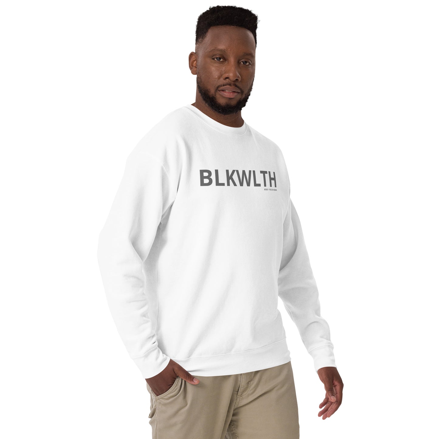 BLKWLTH (Unisex Premium Sweatshirt)
