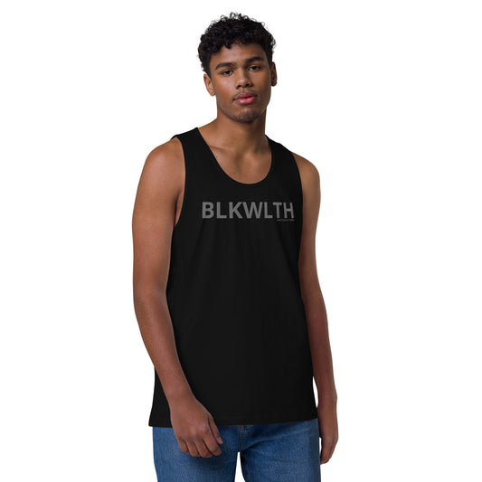 BLKWLTH (Men’s premium tank top)