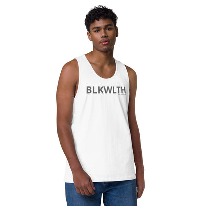 BLKWLTH (Men’s premium tank top)